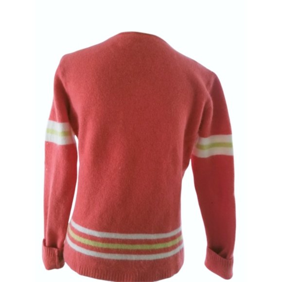 VTG PAUL HARRIS DESIGN Women's V-Neck Wool & Angora Sweater Size Large - Picture 2 of 7